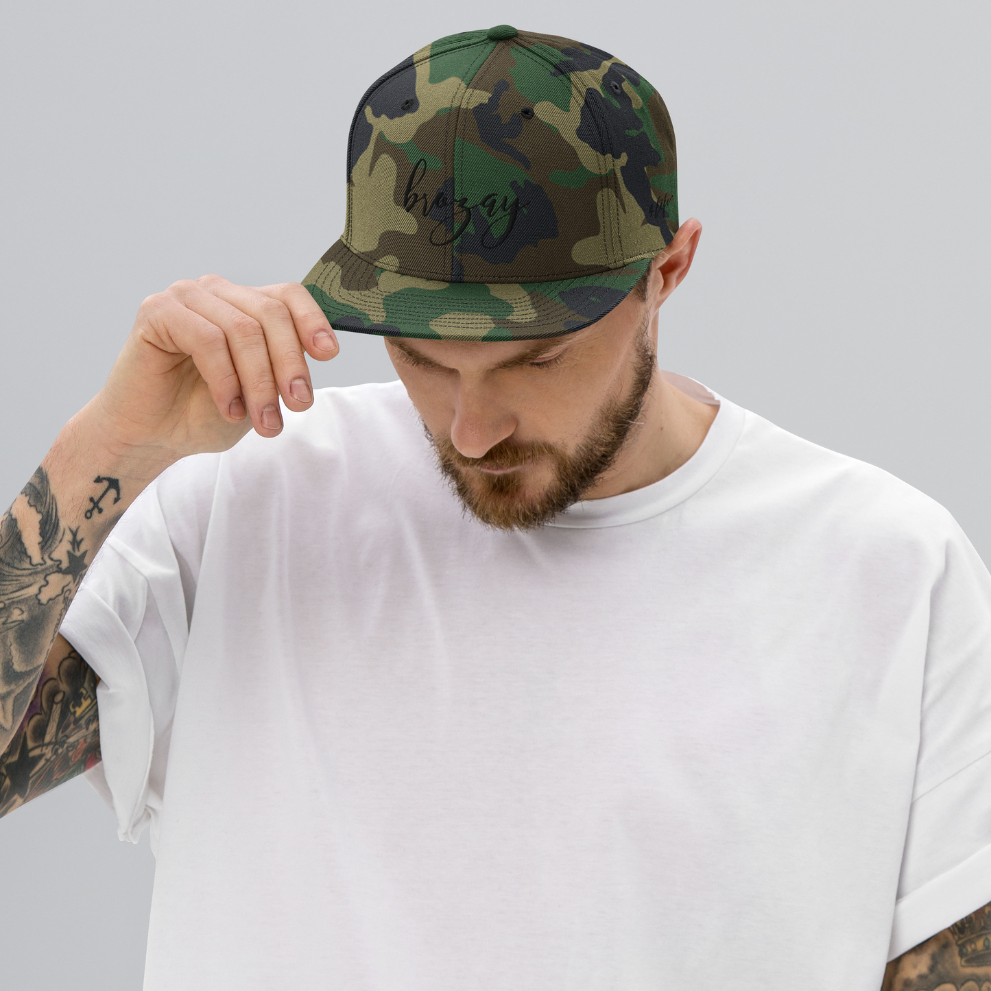 Lux&Life 'Brozay' Script Snapback Hat