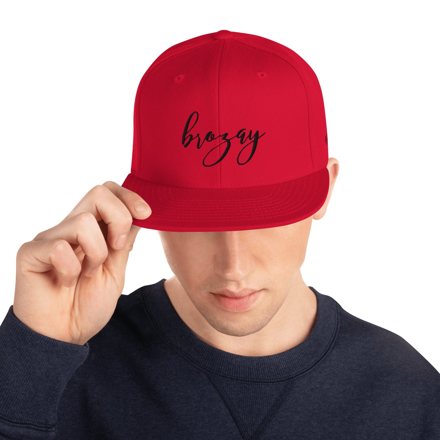 Lux&Life 'Brozay' Script Snapback Hat