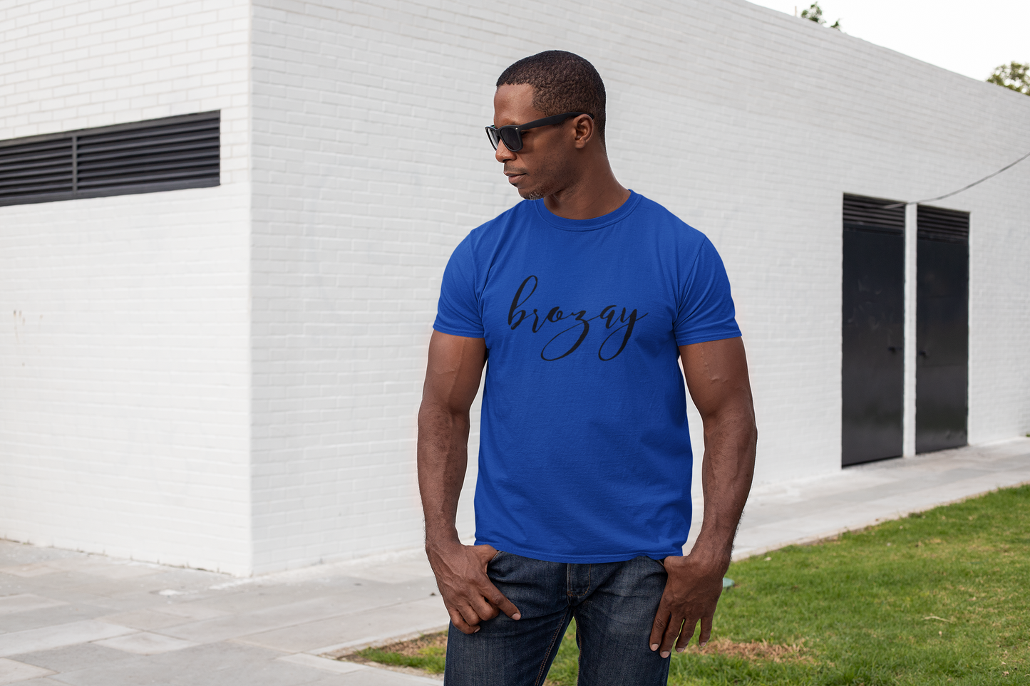 Lux&Life 'Brozay' Script T-Shirt