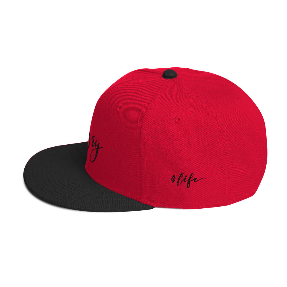 Lux&Life 'Brozay' Script Snapback Hat