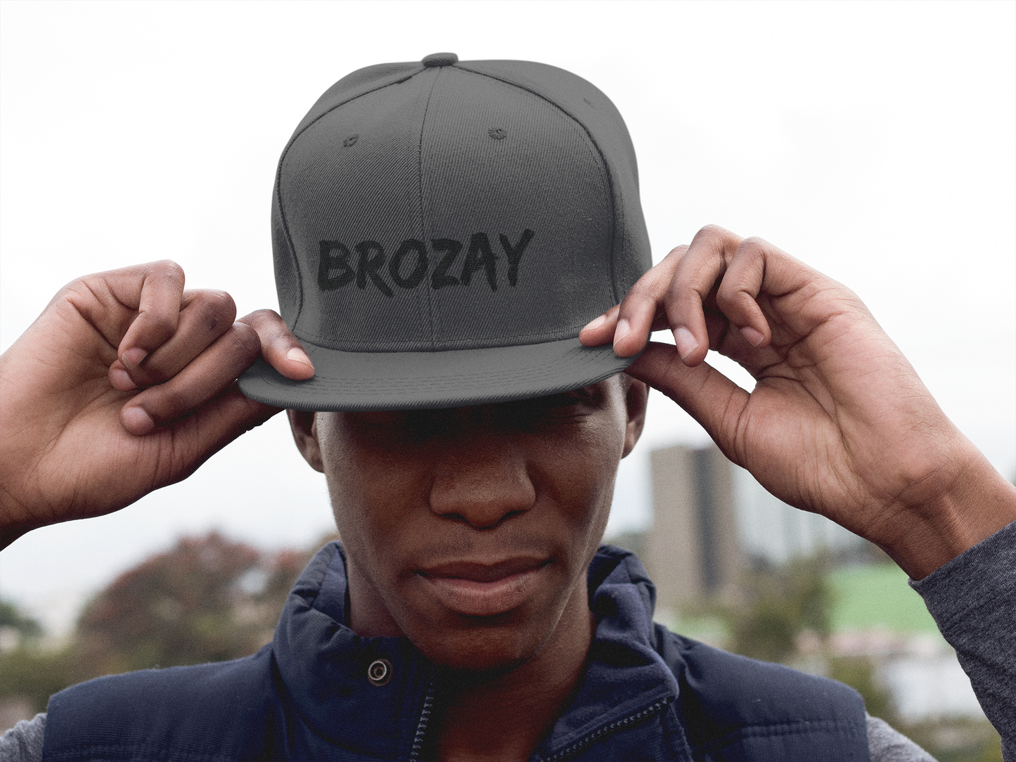 Lux&Life 'Brozay' Graffiti Snapback Hat