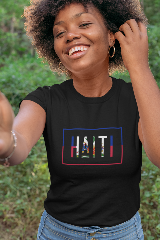 Lux&Life 'Rep Ya Flag' T-Shirt - Haiti