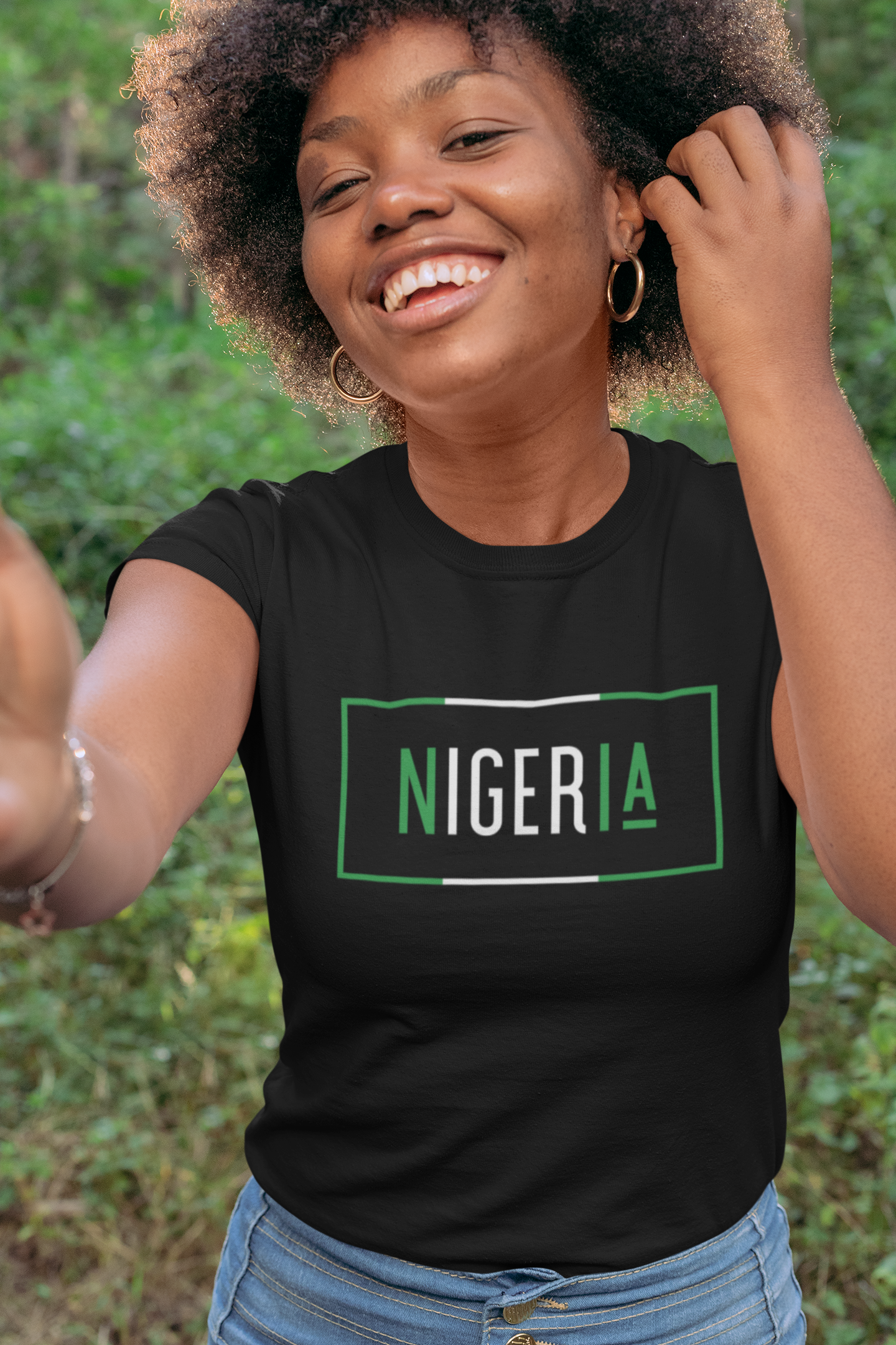 Lux&Life 'Rep Ya Flag' T-Shirt - Nigeria