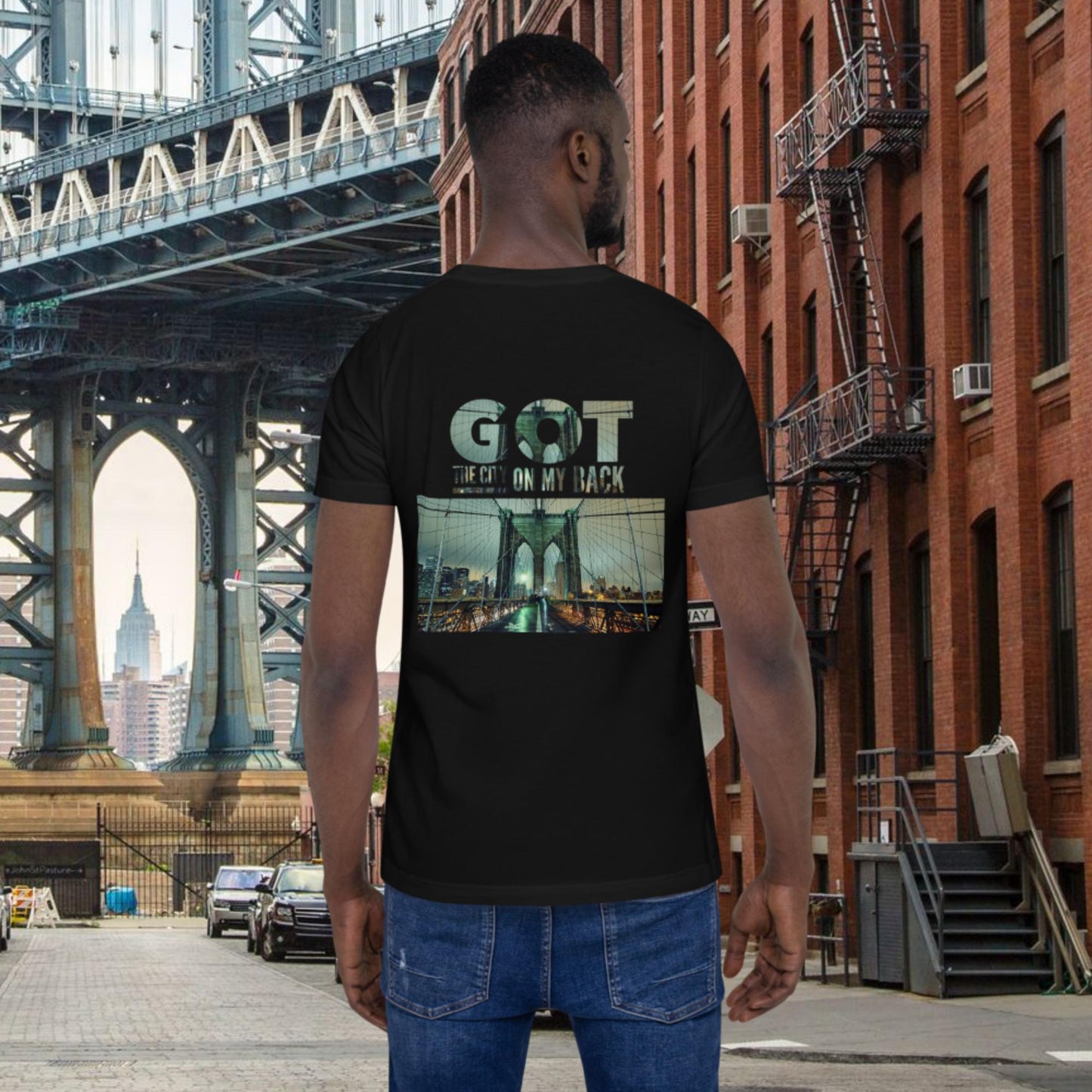 Lux&Life 'Rep Ya City' Unisex T-Shirt - Brooklyn