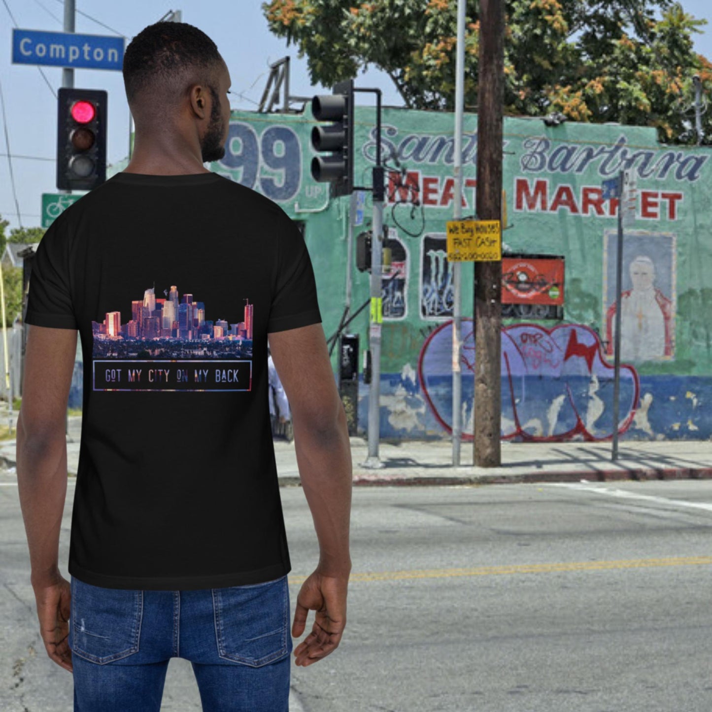 Lux&Life 'Rep Ya City' Unisex T-Shirt - LA