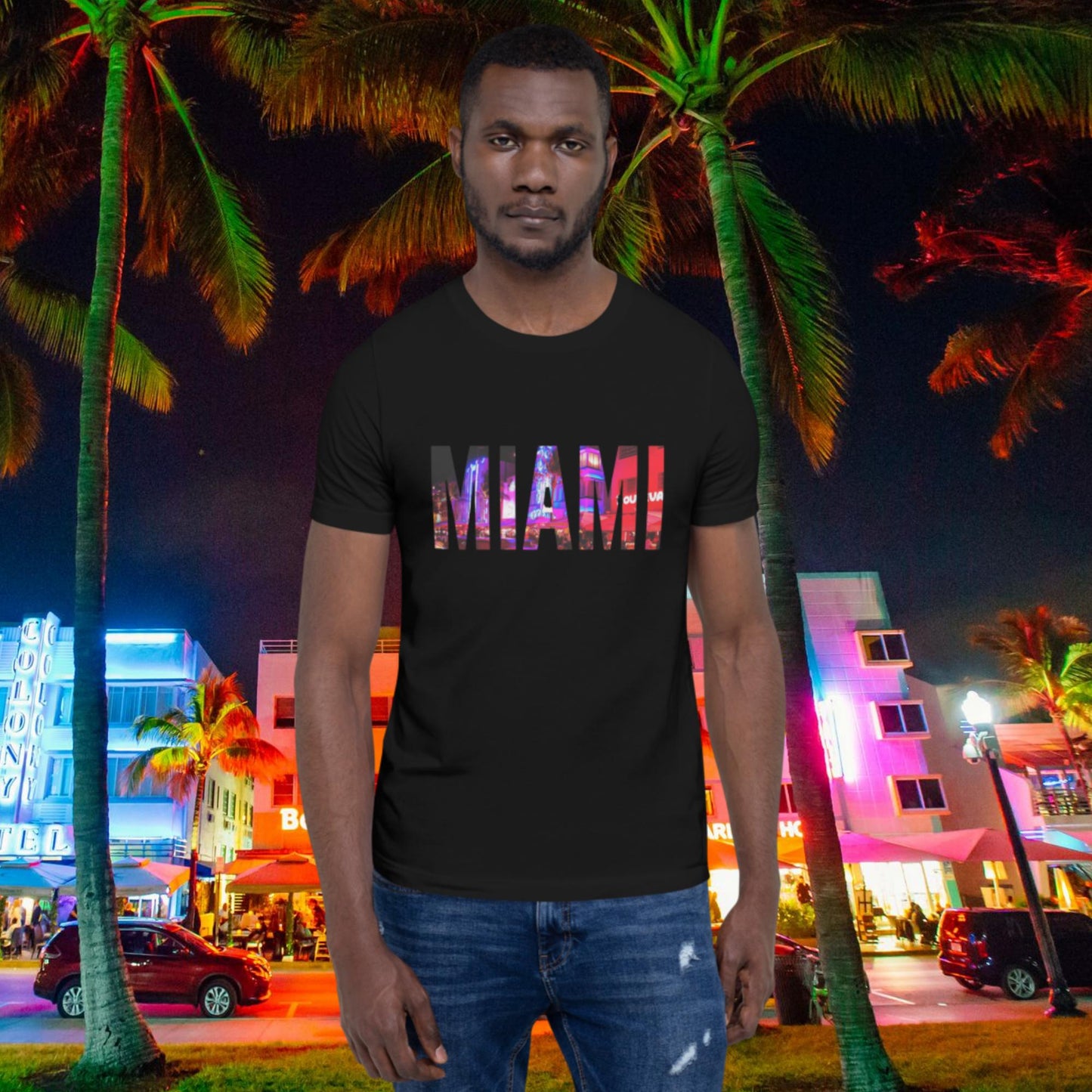 Lux&Life 'Rep Ya City' Unisex T-Shirt - Miami