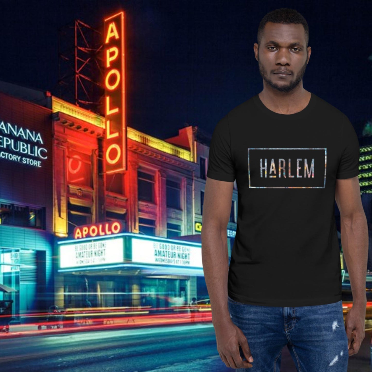 Lux&Life 'Rep Ya City' Unisex T-Shirt - Harlem