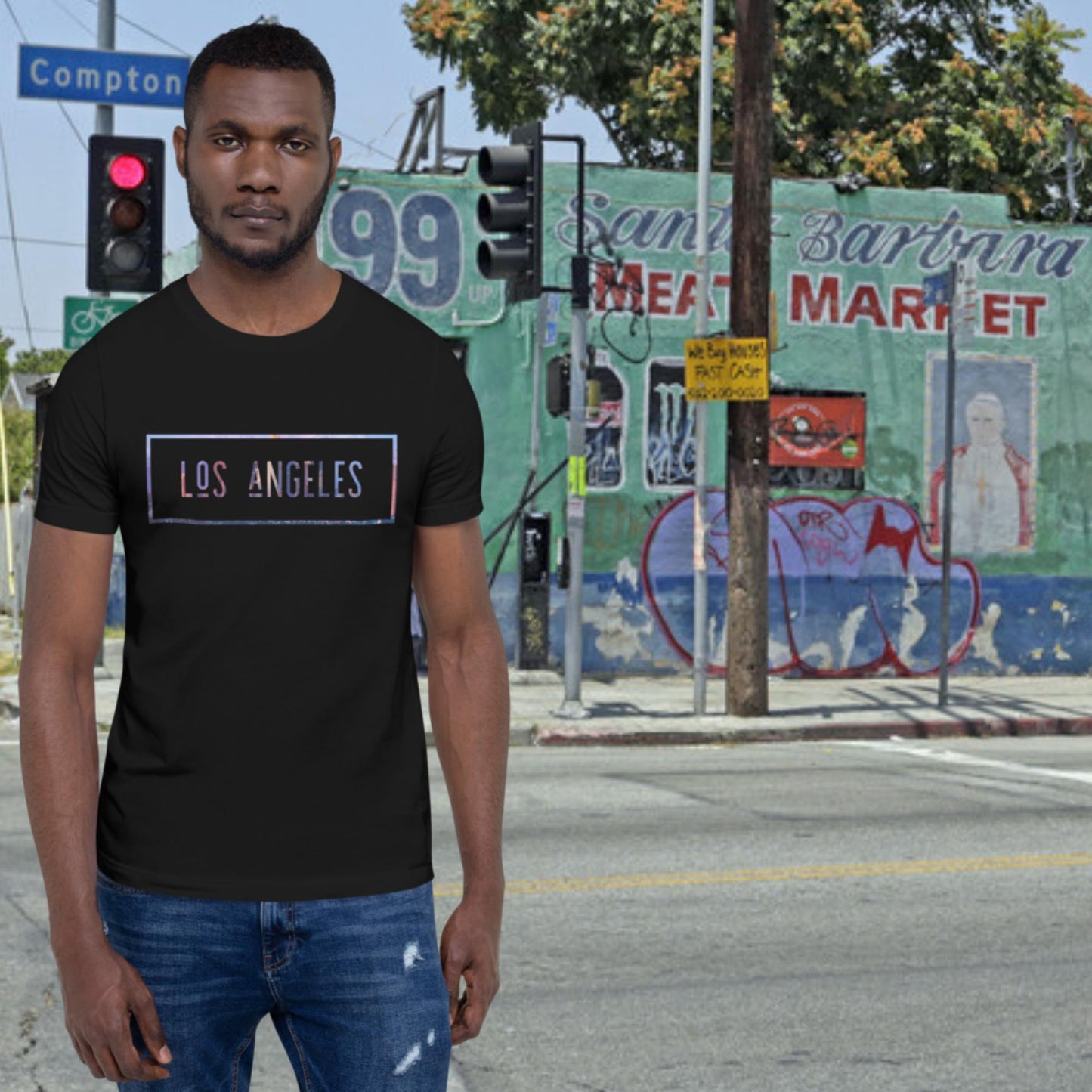 Lux&Life 'Rep Ya City' Unisex T-Shirt - LA