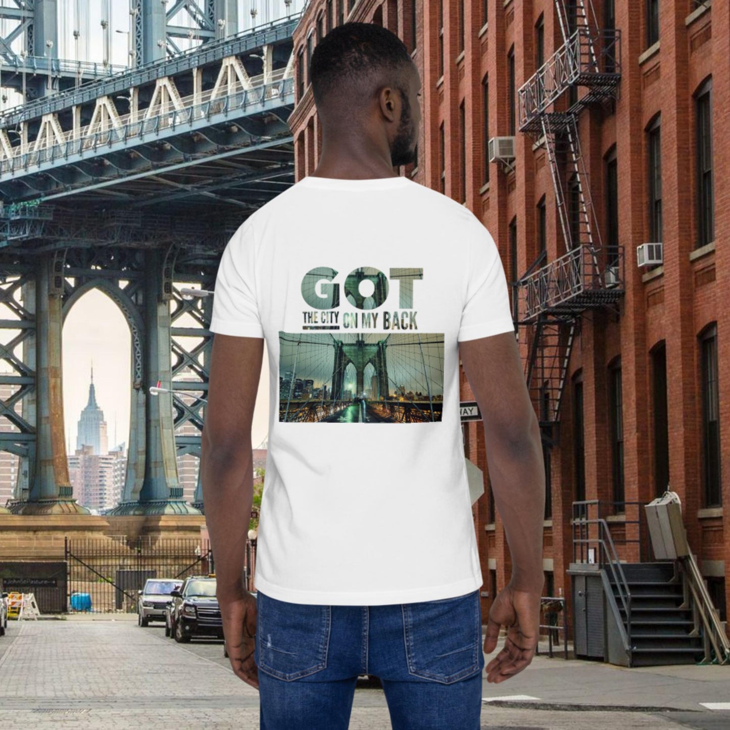 Lux&Life 'Rep Ya City' Unisex T-Shirt - Brooklyn