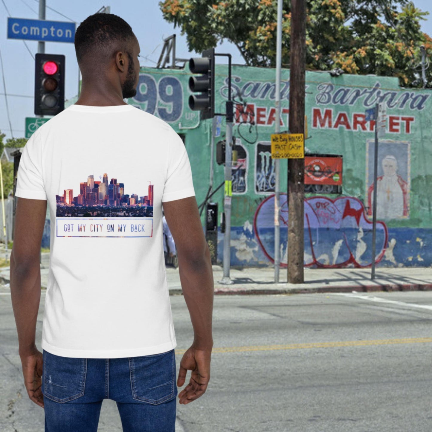 Lux&Life 'Rep Ya City' Unisex T-Shirt - LA