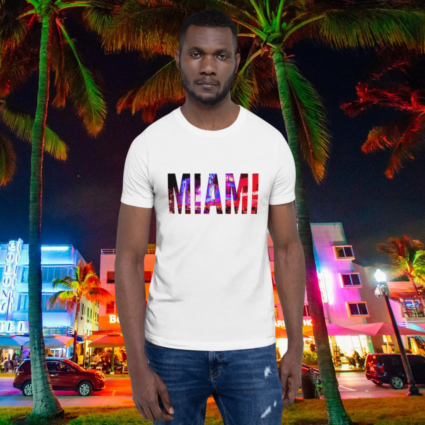 Lux&Life 'Rep Ya City' Unisex T-Shirt - Miami