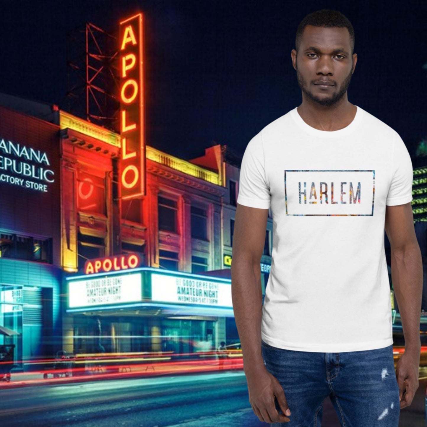 Lux&Life 'Rep Ya City' Unisex T-Shirt - Harlem