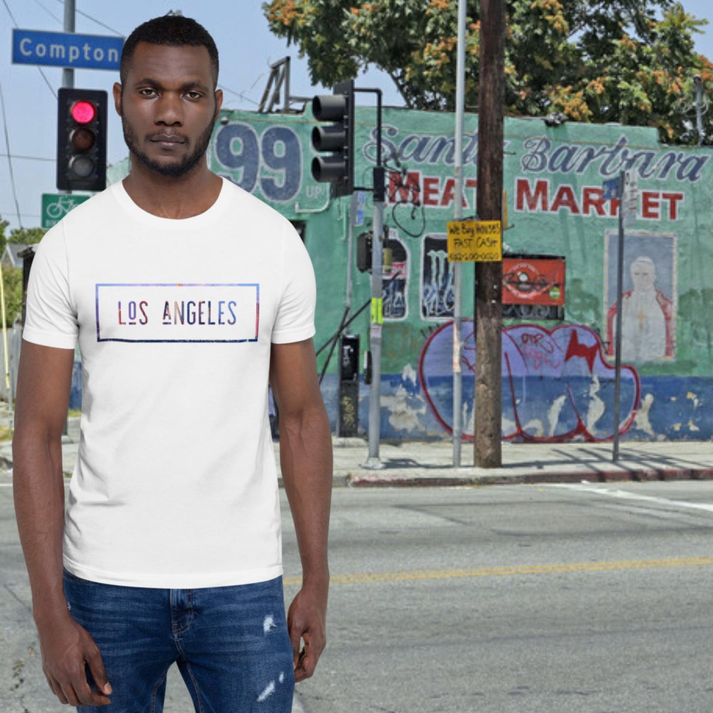 Lux&Life 'Rep Ya City' Unisex T-Shirt - LA